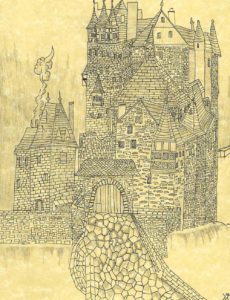 Eltz Castle Drawing